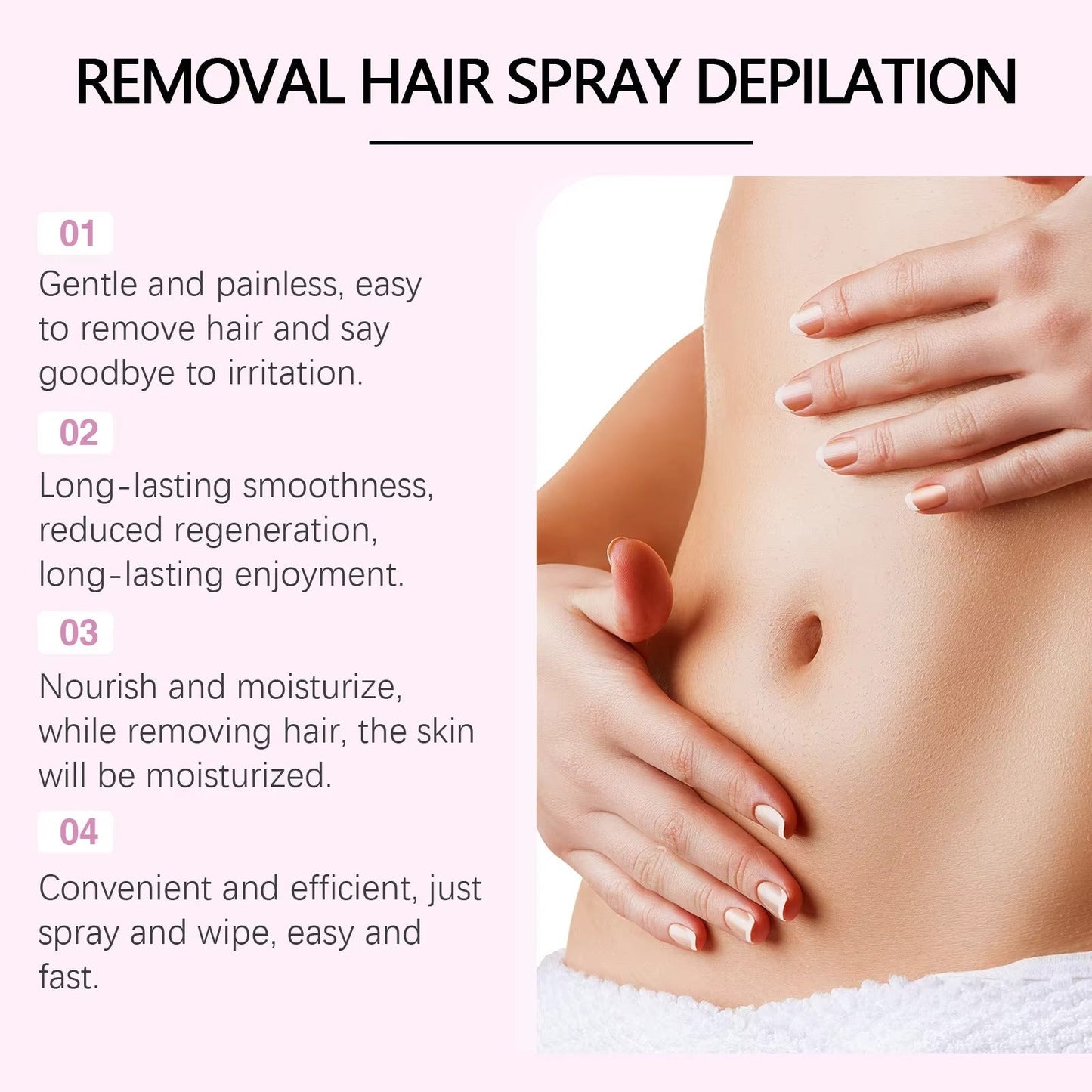 GlowSilk™ Hair Removal & Growth Inhibitor Spray | بخاخ إزالة الشعر وتثبيط نموه